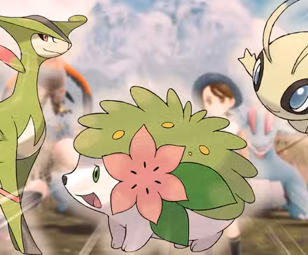 Celebi, Virizion, Shaymin de Pokémon