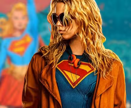 Póster de Supergirl Milly con portada de Mujer del mañana
