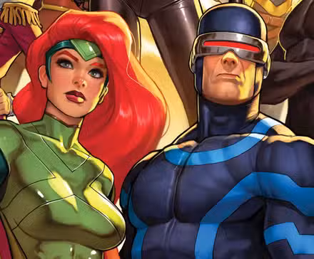 Jean Grey y Cyclops en el cómic de X-Men