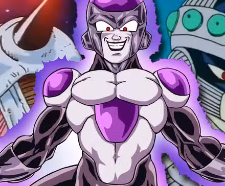 Las formas de Frieza, incluida su primera forma, Black Frieza y Mecha Frieza.
