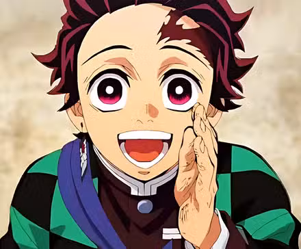 Demon Slayer - Tanjiro Kamado sonriendo