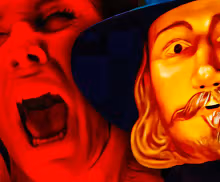 John Carver superpuesto a una imagen de Kathleen gritando en Acción de Gracias de 2023