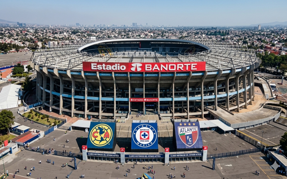 Águilas, La Máquina y Potros de Hierro compartirán el Estadio Azteca-Banorte | Video
