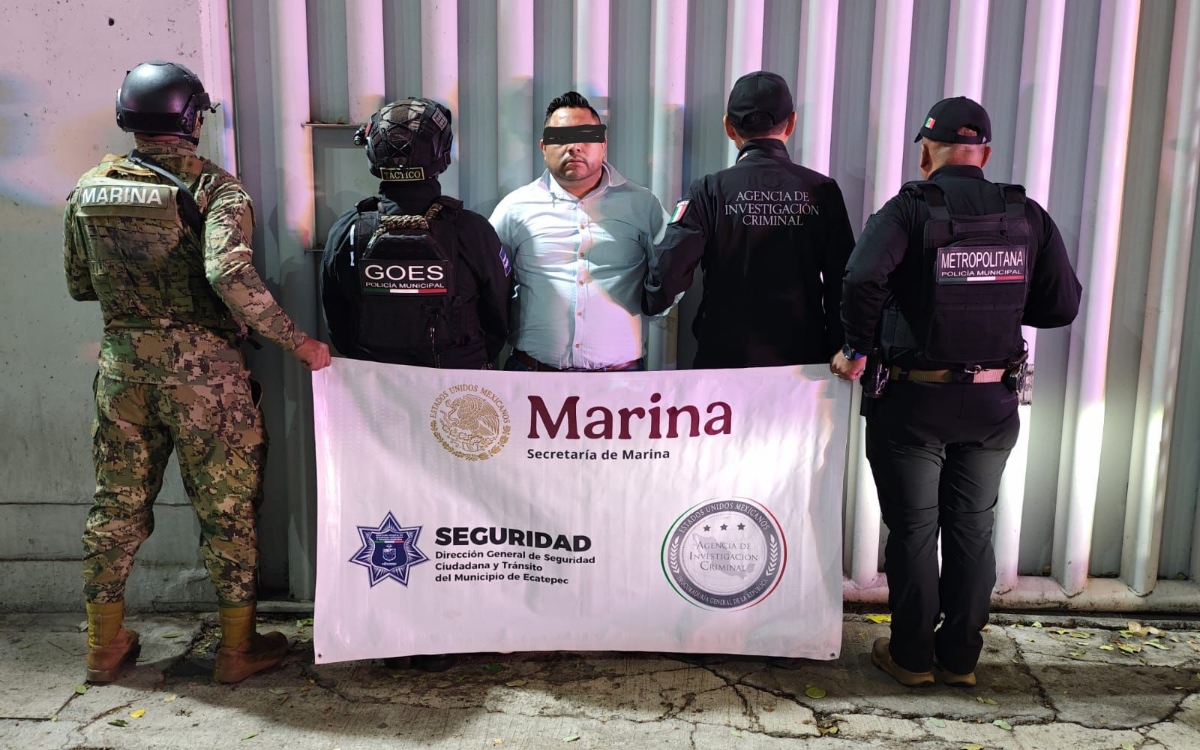 Detienen Marina y FGR a 'El Marce', líder de la ULIDEPS, grupo social fachada dedicado a la extorsión