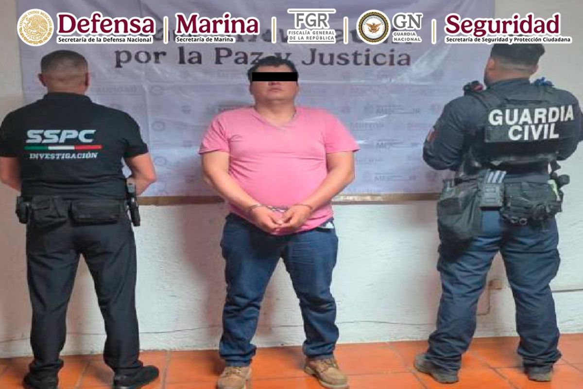 Detienen a presunto líder huachicolero del CJNG en Michoacán