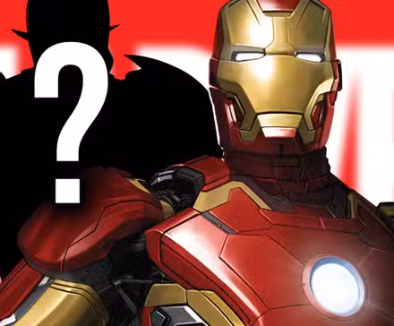 iron man y nova en silueta