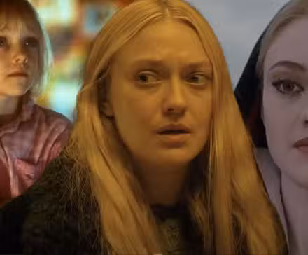 Collage de Dakota Fanning en El hombre en llamas, Los vigilantes y Crepúsculo
