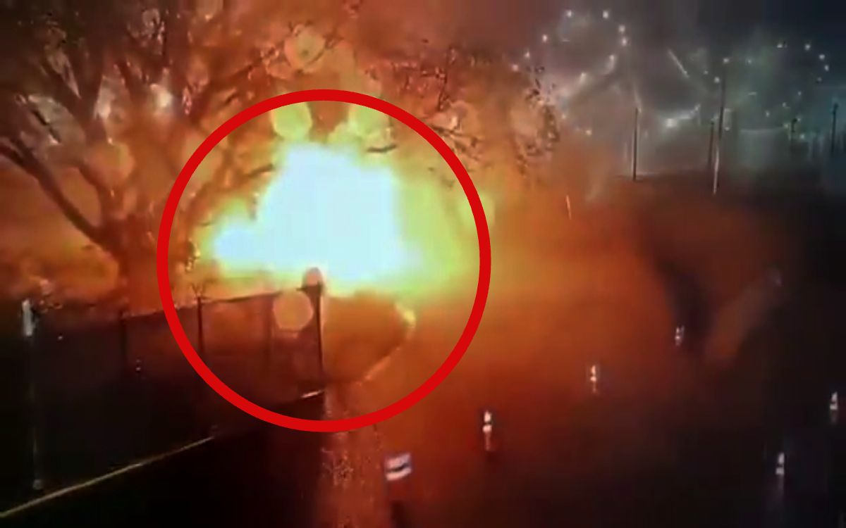 Este es el punto en el que se registró el incendio de la refinería Dos Bocas; FGR indaga videos