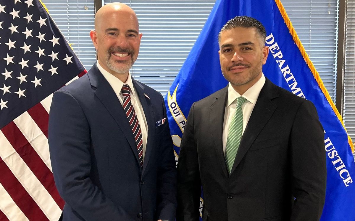 García Harfuch se reúne con el director de la DEA en EE. UU.