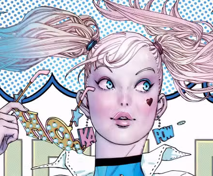 Característica de la portada del disfraz de Superman de Harley Quinn #51