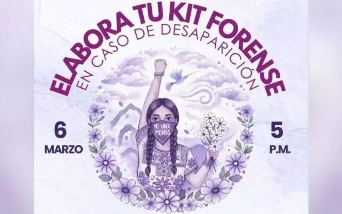 Indigna taller para crear 'Kit forense en caso de desaparición' del ayuntamiento de Tehuantepec