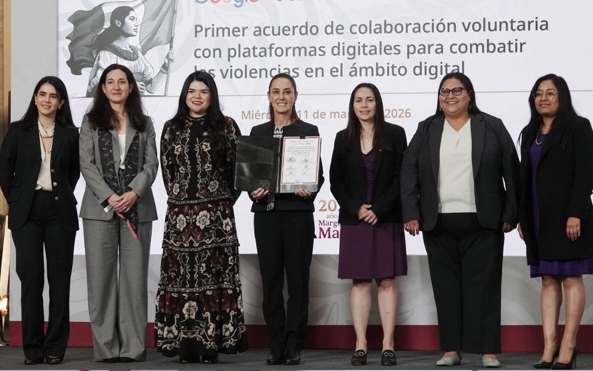 La mañanera de Sheinbaum | Este es el pacto con plataformas para prevenir violencia digital contra las mujeres (11/03/2026)