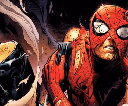 Portada de Spider-Man de Jim Cheung desgastada por la batalla