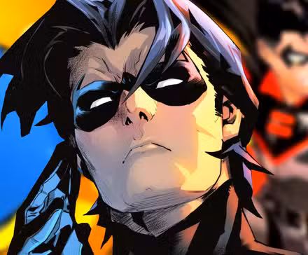 Imagen personalizada de DC Comics de fondo de Nightwing y New Robin