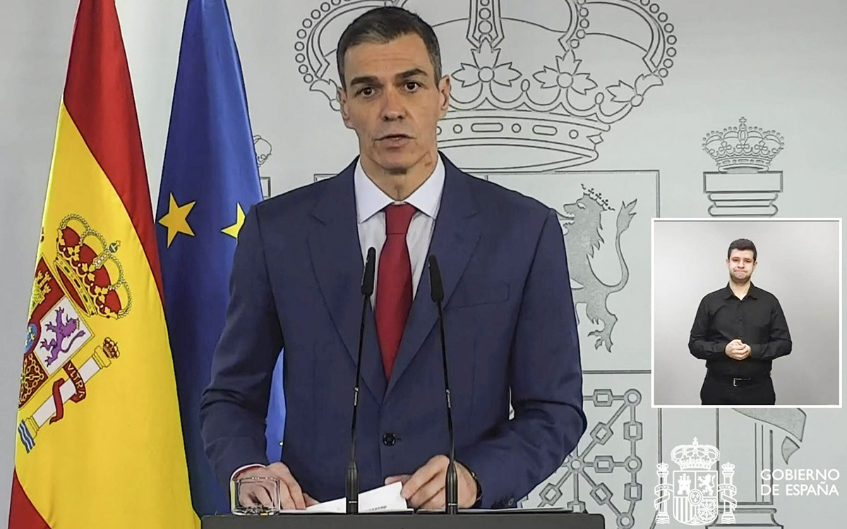 La posición de España se resume en 'no a la guerra', advierte Sánchez tras amenazas de Trump