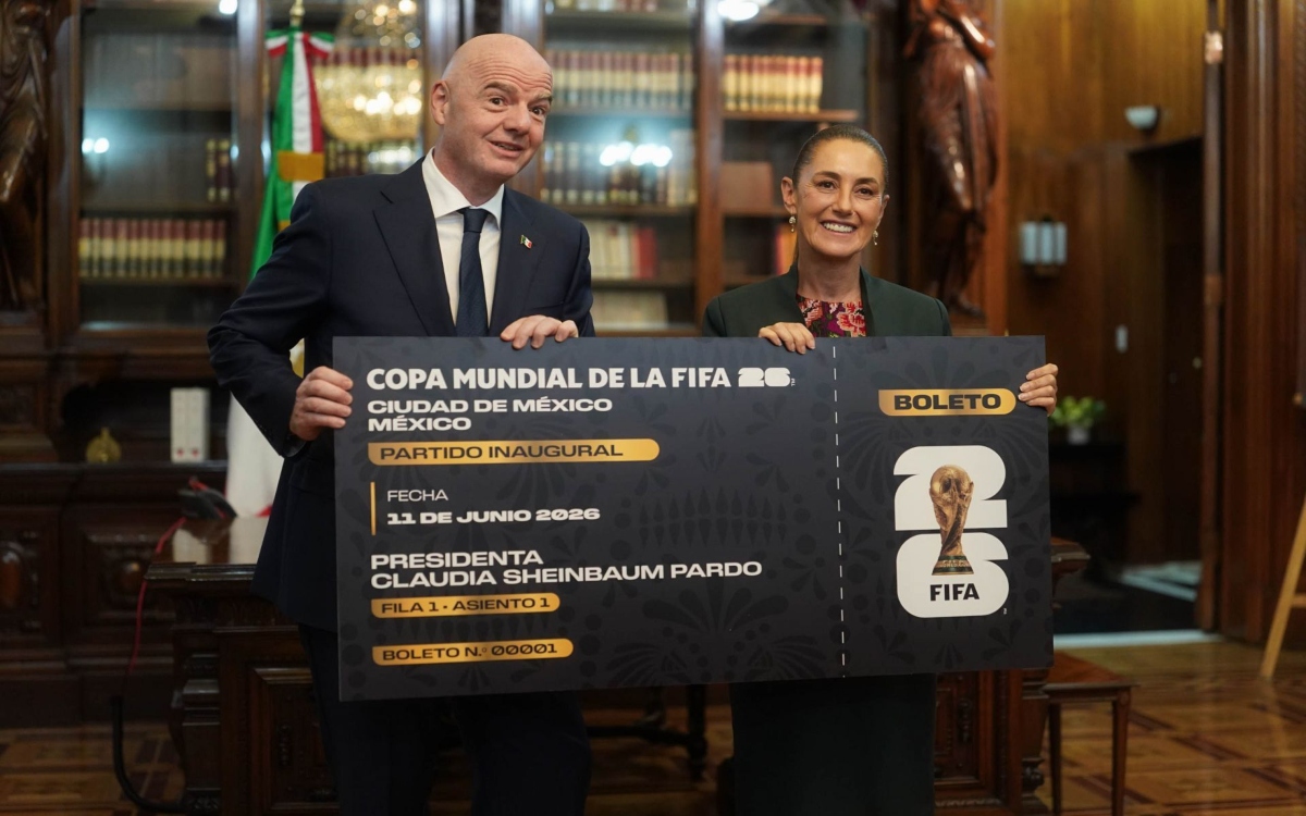 Mundial 2026: Sheinbaum lanza concurso para elegir a una joven que la representará en la ceremonia de apertura | Video