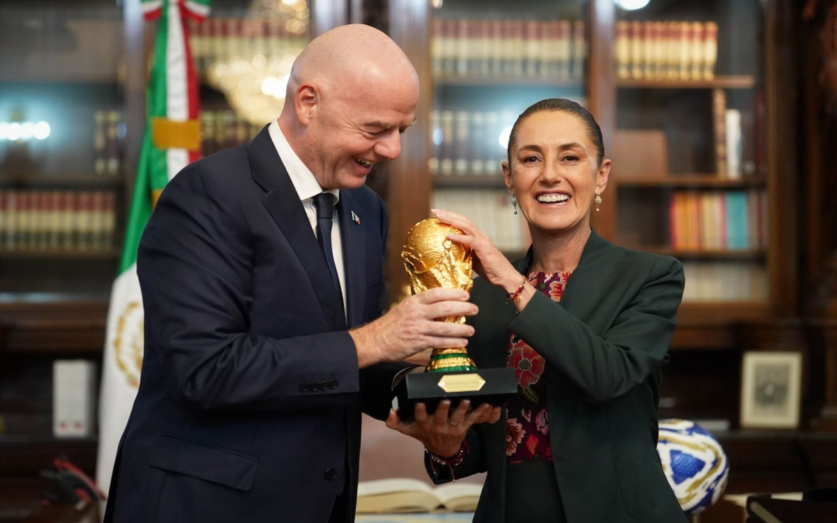 Mundial 2026:  Sheinbaum sostendrá una reunión con Infantino en Palacio Nacional | Video
