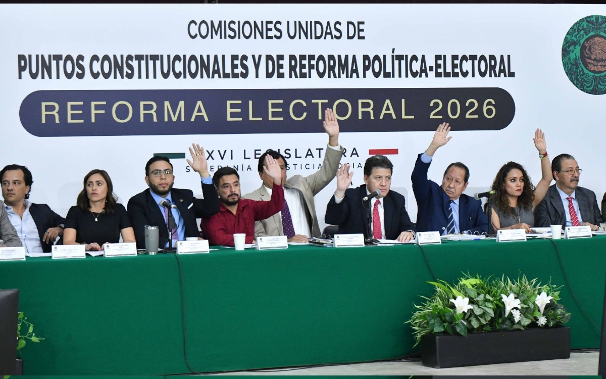 PVEM, PT, PRI, PAN y MC van contra Reforma Electoral; morenistas quedan en solitario