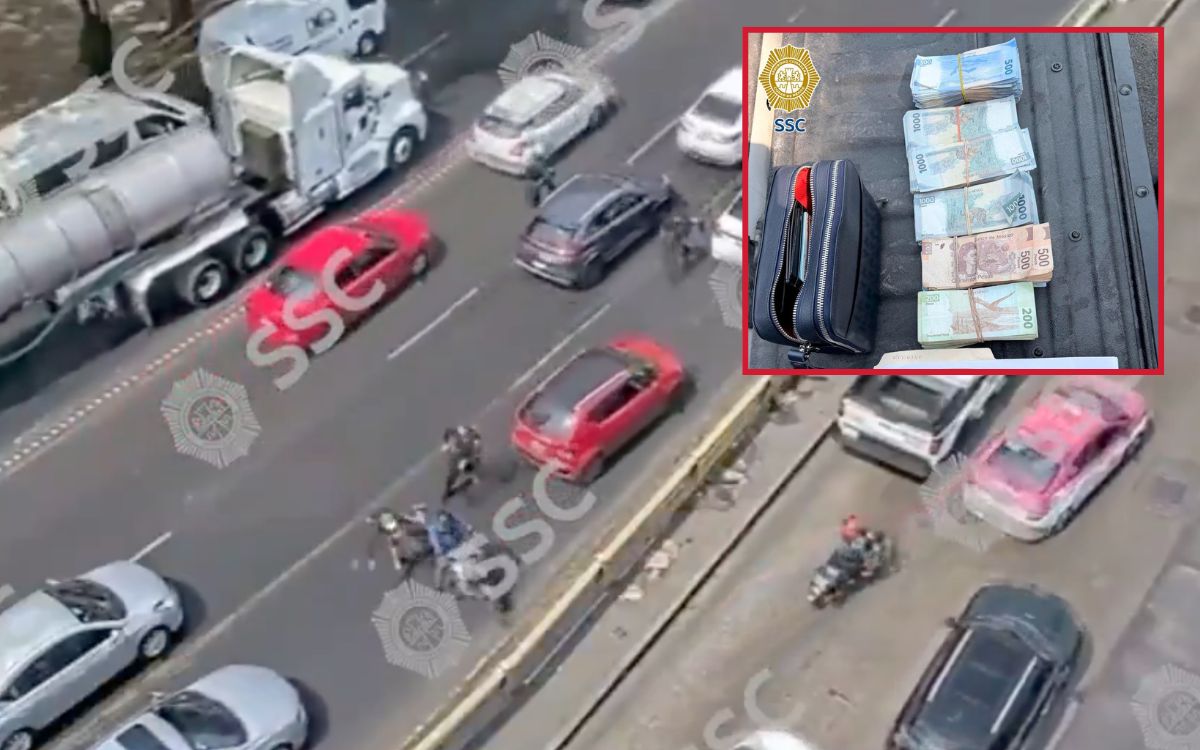 Persecución y cerco virtual: Detienen a dos con 750 mil pesos robados en Benito Juárez