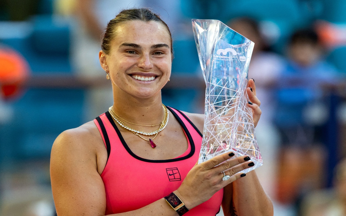Anuncia Aryna Sabalenka su compromiso con empresario brasileño