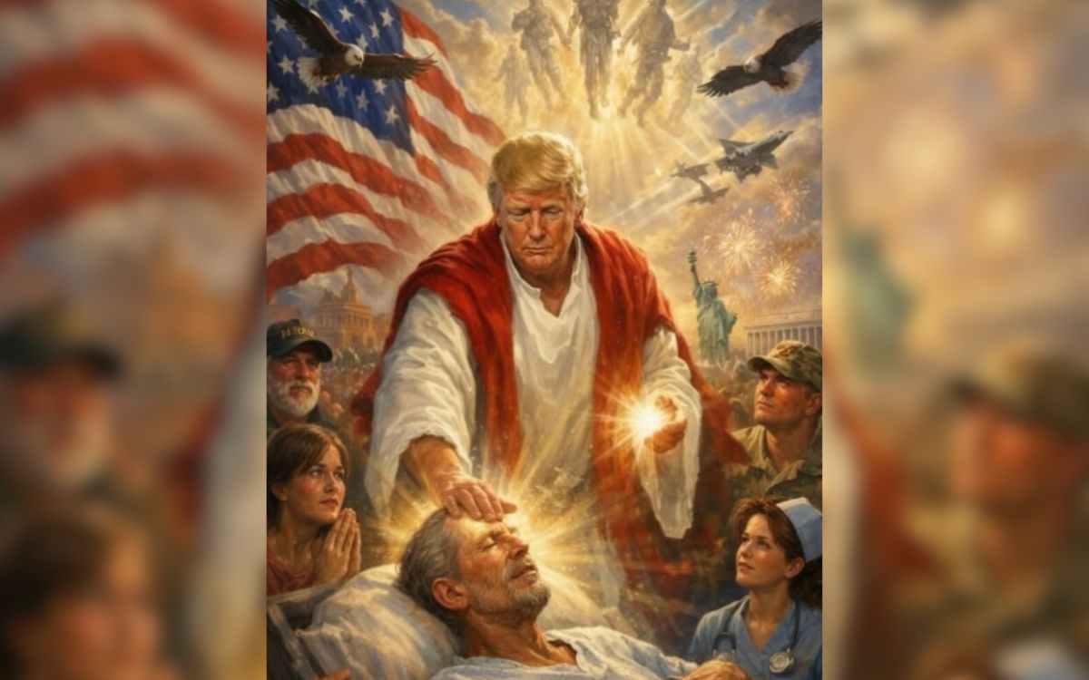 'Se supone que soy yo como doctor, curando a la gente': Trump justifica su foto con IA