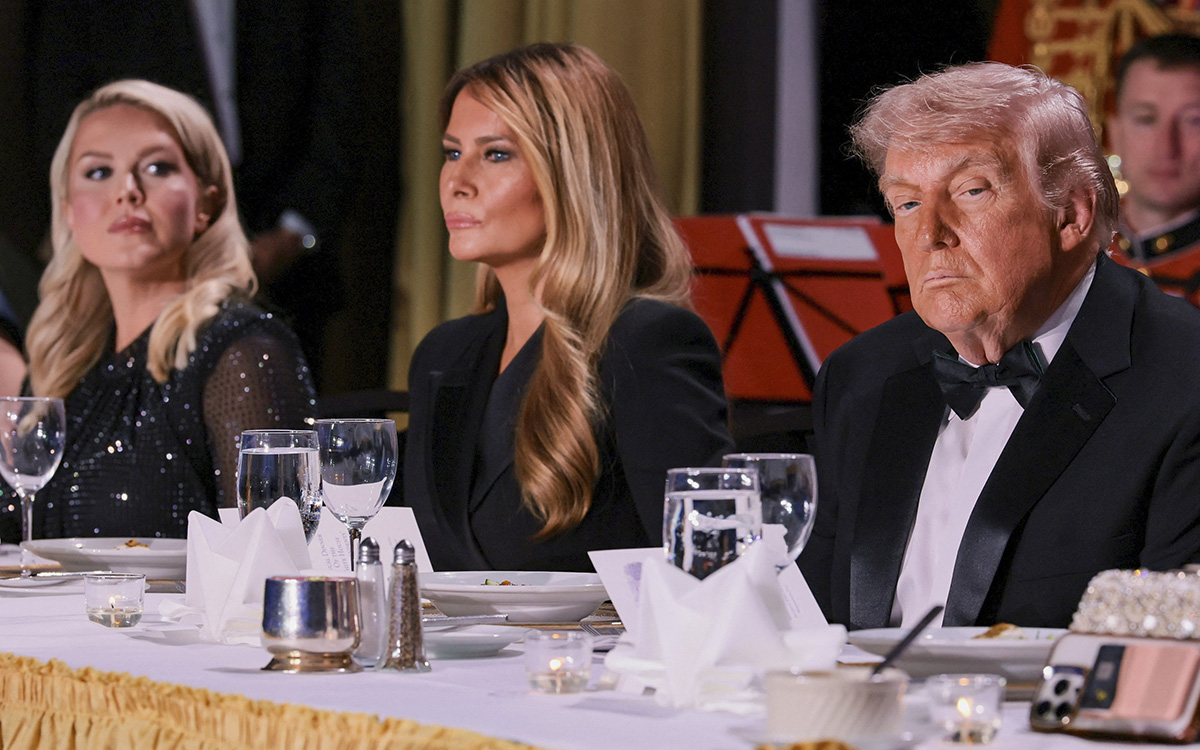 'Será gracioso, entretenido y se dispararán algunos tiros', la frase de Leavitt sobre Trump antes de la cena