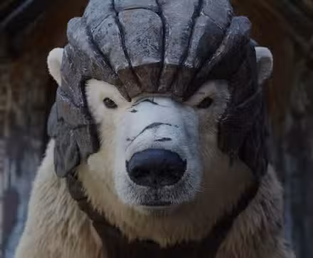 El panserbjørn en La materia oscura