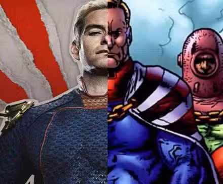 Homelander parece dividido entre su versión televisiva y cómica de The Boys.