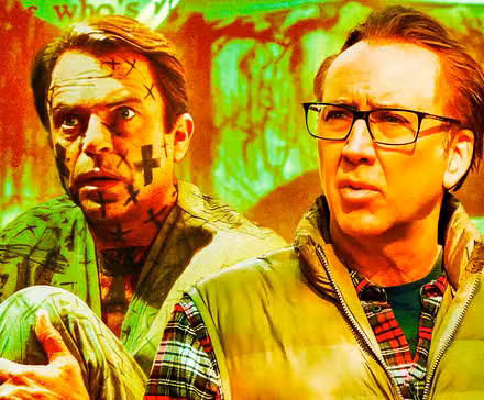 Sam-Neill-como-John-Trent-de-La-Boca-de-la-locura-y-Nicolas-Cage-como-Nathan--de-Color-Out-of-Space