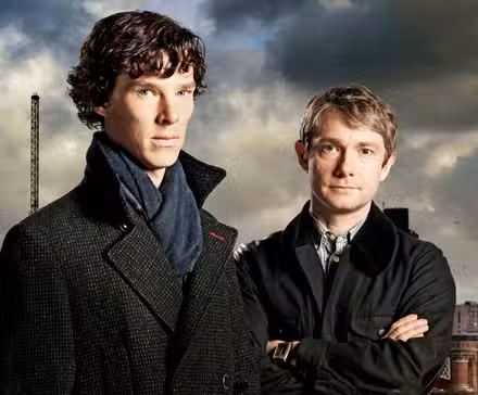Sherlock BBC temporada 1 Holmes y Watson