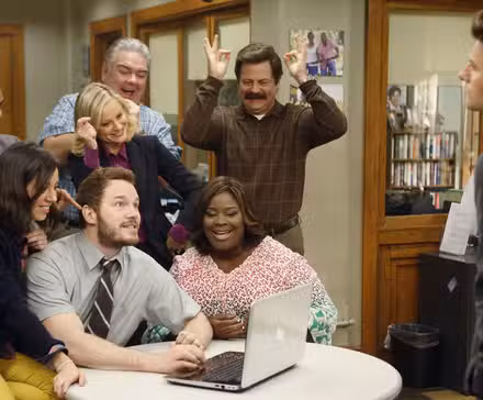 El elenco de Parques y Recreación