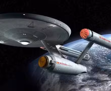 USS Enterprise sobre Tierra-1