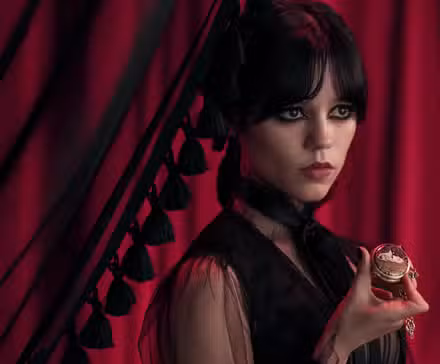 Jenna Ortega como Wednesday Addams en el episodio 207 de Wednesday