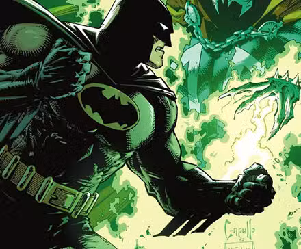 Funda verde de Batman y Spawn