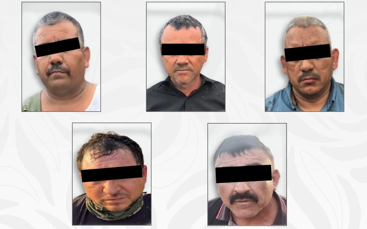 Caen en Sinaloa cinco presuntos integrantes de 'Los Chapitos' que operaban en Mazatlán