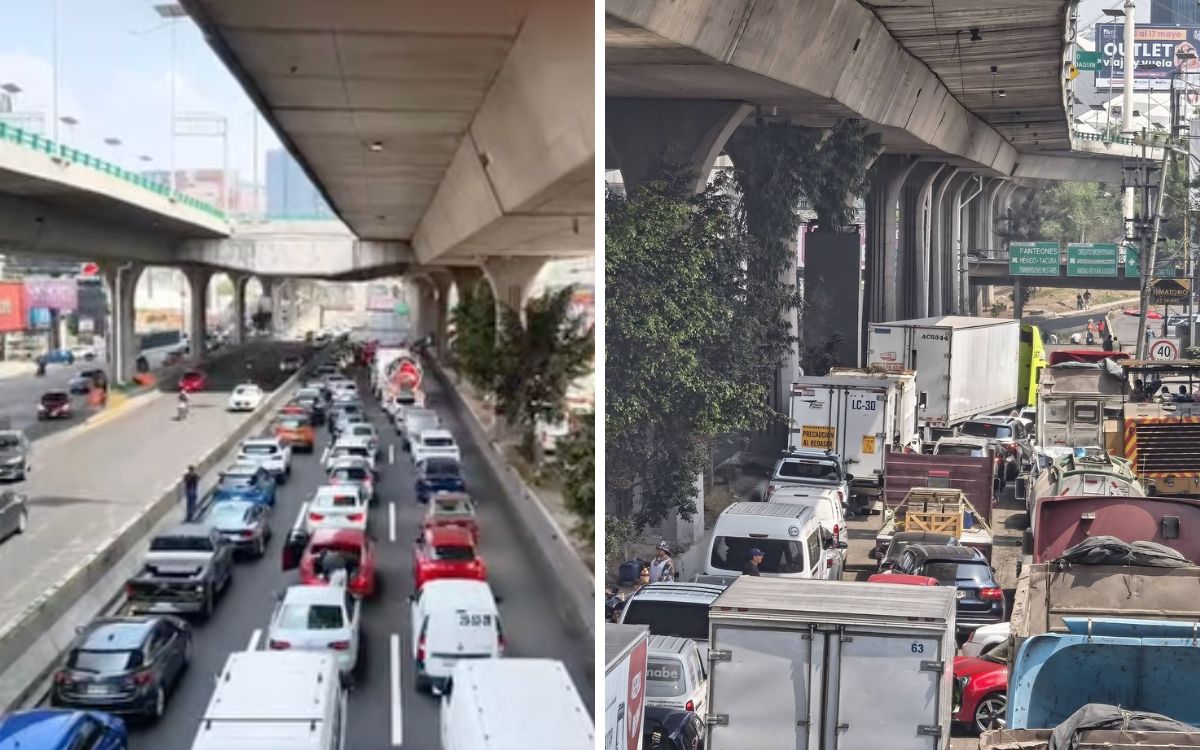 Colapsa tráfico en Naucalpan por bloqueo de más de 7 horas en Periférico