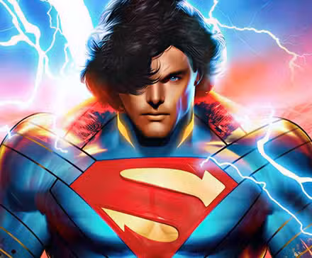 Kal El de DC está envuelto en un rayo en la portada variante de Absolute Superman # 18 de Dave Wilkins 