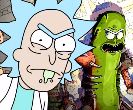 Rick y Morty reaccionan ante un Pickle Rick enojado