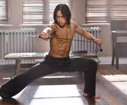 Lluvia como Raizo en Ninja Assassin