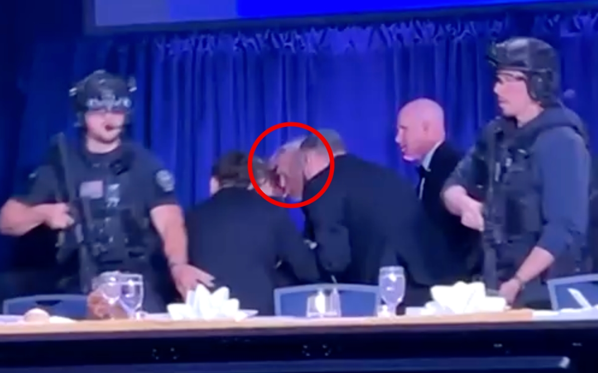 Evacuan a Trump de cena de corresponsales en la Casa Blanca; matan a tirador