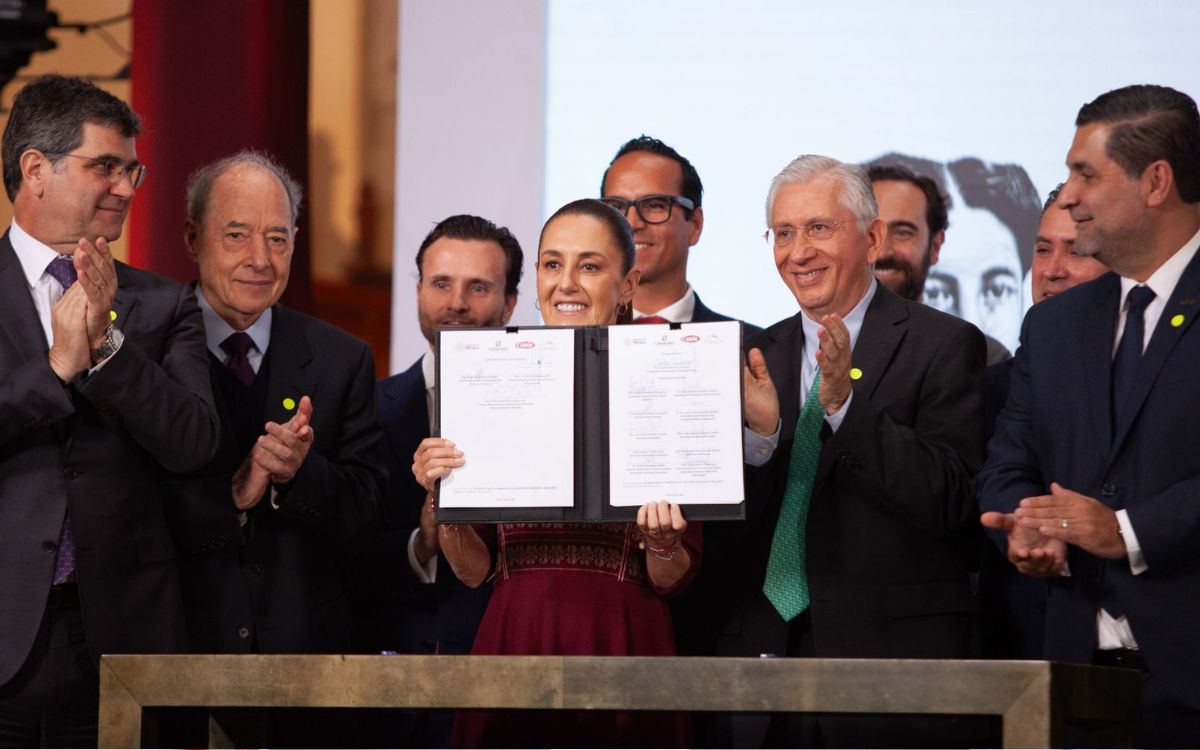 La mañanera de Sheinbaum | Firma acuerdo con industria siderúrgica para fortalecer producción nacional (29/04/2026)