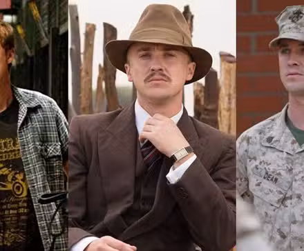 Collage de roles de películas de Tom Felton