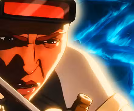 Riri Williams en ¿Y si...? con el logo de los Vengadores en el cielo