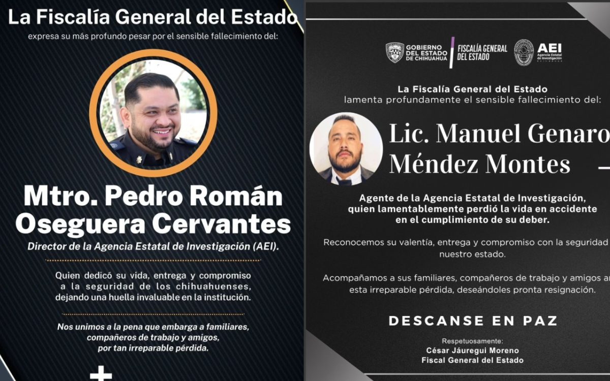 Mueren director de la AEI de Chihuahua, un agente y personal de la embajada de EE. UU. en accidente