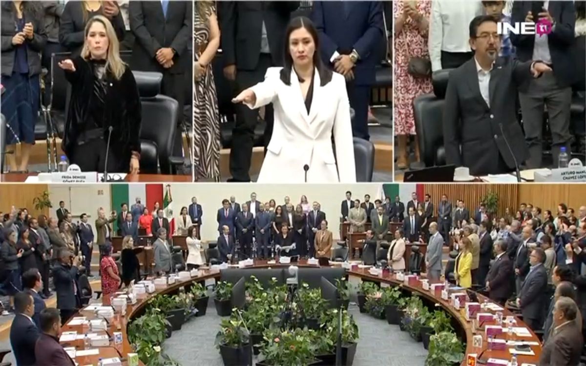 Nuevos consejeros del INE asumen cargo por nueve años