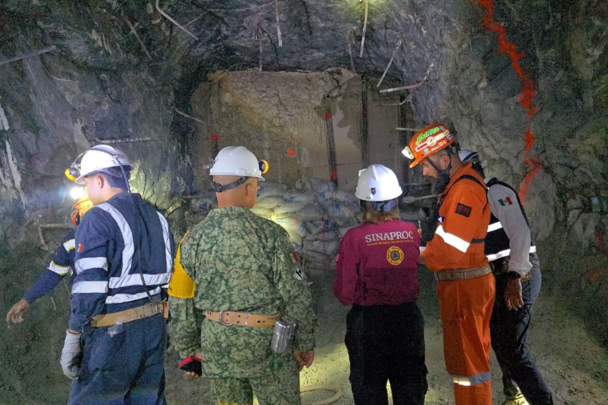 Refuerzan rescate en mina Santa Fe con más de 350 elementos