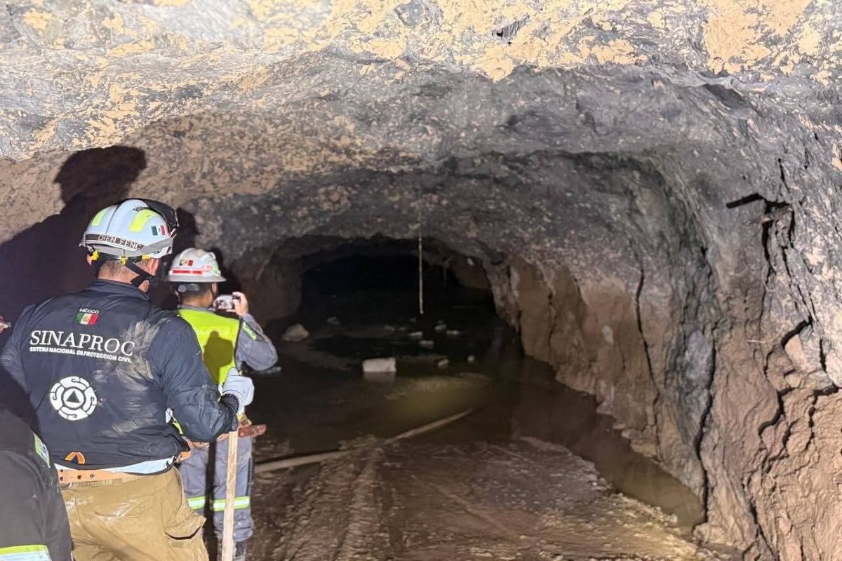 Sinaloa cumple 9 días de rescate de tres mineros en El Rosario