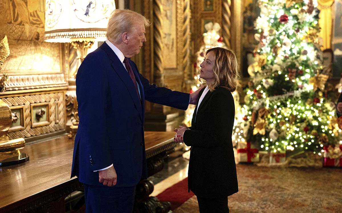 Trump dice estar sorprendido por las críticas de Meloni: 'La inaceptable es ella'