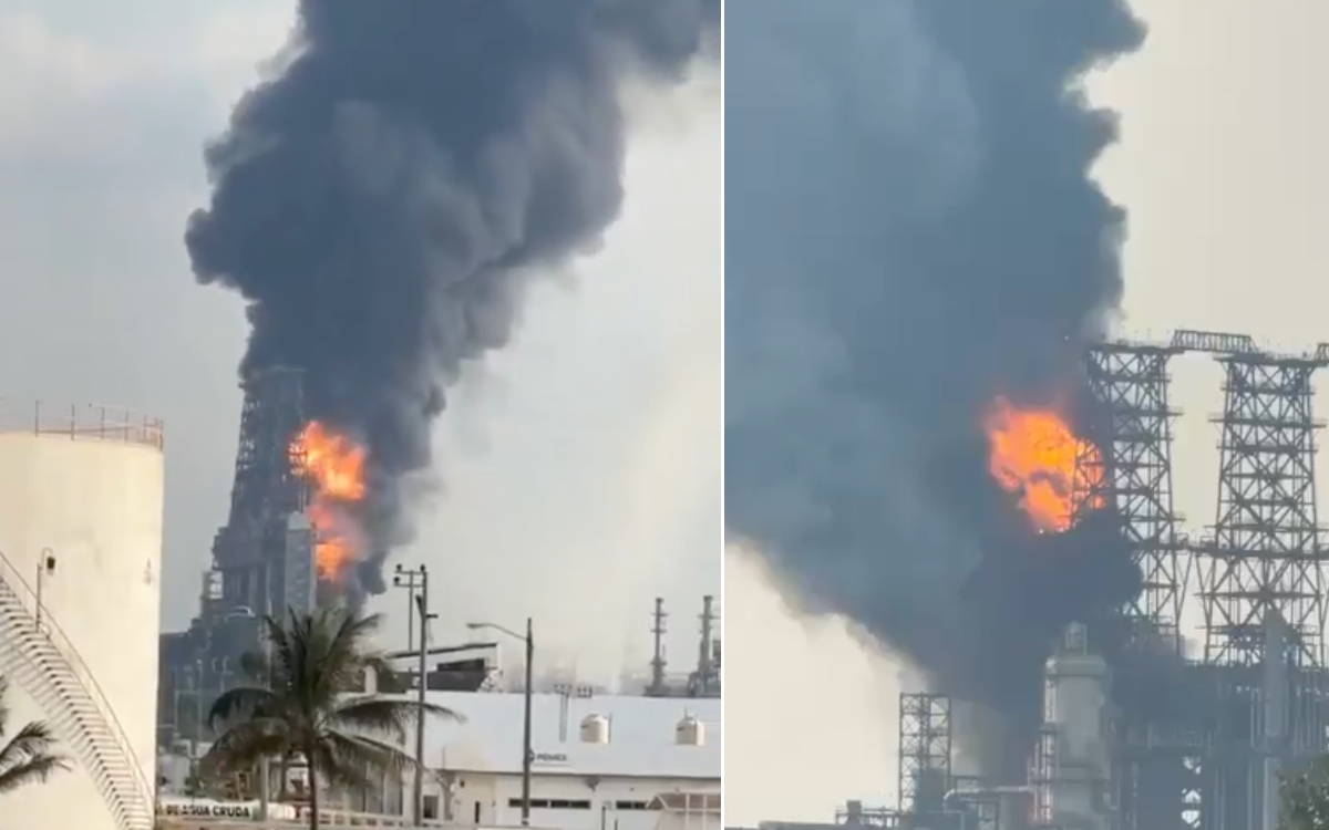 Videos | Nuevo incendio en refinería Dos Bocas