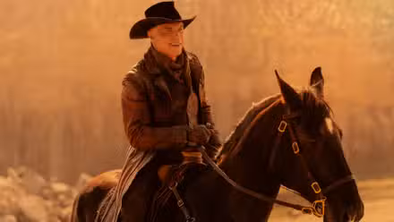 Capitán vaquero Pike a caballo